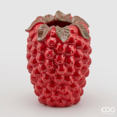 Keramická váza ve tvaru maliny červená, 34x26,5 cm – Hledejceny.cz