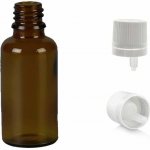 Luna Skleněná lékovka s kapajícím uzávěrem 30 ml – Zboží Dáma