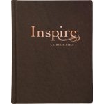 Inspire Catholic Bible NLT Leatherlike, Dark Brown: The Bible for Coloring & Creative Journaling – Zbozi.Blesk.cz
