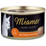 Miamor Feine Filets tuňák & křepelčí vejce 100 g – Hledejceny.cz