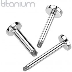 Šperky4U náhradní labreta titan závit TIT1209-1210