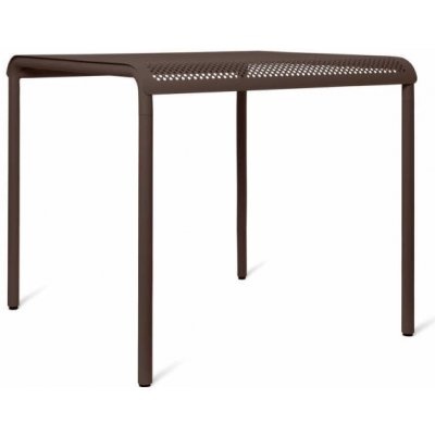 Ferm Living Stůl Dapple 80x80, dark chocolate – Hledejceny.cz