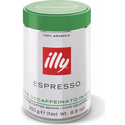 Illy Decaffeinato 250 g – Zbozi.Blesk.cz