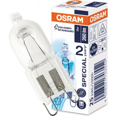 Osram Oven 25 W 230 V G9 žárovka do trouby 4008321703552 – Zboží Dáma