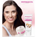 Dermacol Natural Výživný mandlový denní krém pro suchou, velmi suchou a citlivou pleť 50 ml + Výživný mandlový krém na ruce 100 ml, kosmetická sada pro ženy – Hledejceny.cz