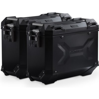 Sw Motech TRAX ADV aluminum case system Black. 37/37 l. Ducati Multistrada V4 | Zboží Auto
