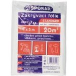 Spokar - ZAKRÝVACÍ FÓLIE HDPE 7my (4 x 5m) - STANDARD – Hledejceny.cz