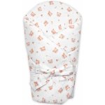 Baby Nellys Mušelínová zavinovačka s výztuží na zavazování Teddy Bear bílá – Zboží Dáma