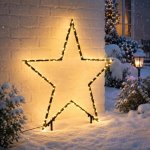 Haushalt International LED Zahradní zápich Hvězda, 60 cm – Hledejceny.cz