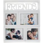 HOME DECOR fotorámeček FRIENDS 28x31cm, 4 fotky – Zboží Živě