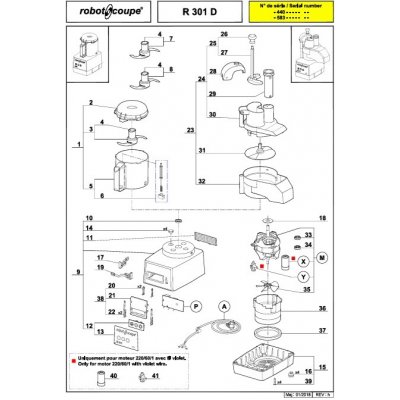 Robot Coupe ND 104919 VRCHNÍ ČÁST KROUHACÍ HLAVY CL 20, CL 30, R 301 – Hledejceny.cz