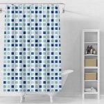 Aqualine ZV036 modré kostky 180 x 180 cm – Zboží Mobilmania
