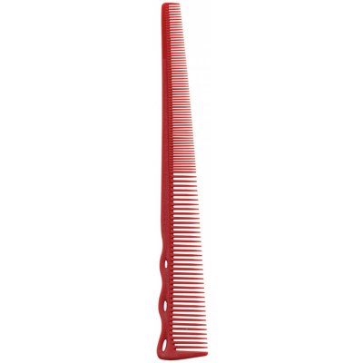 Y.S. Park zužující se pánský hřeben trojúhelník červený 254 187 mm – Zboží Dáma