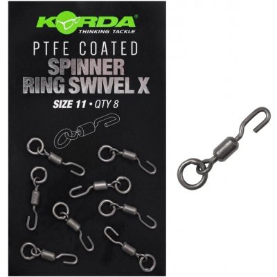 Korda Obratlík PTFE Spinner Ring Swivel vel.11 8ks – Hledejceny.cz