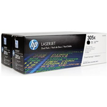 HP 305X originální tonerová kazeta dvojbalení černé CE410XD