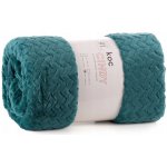 MyBestHome přehoz na pohovku deka z mikrovlákna SOFIA tyrkysová 220 x 200 cm – Zboží Dáma