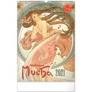 Nástěnný Alfons Mucha 2021