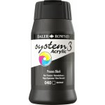 Daler Rowney System3 akrylová barva process black 500 ml 1 ks – Zboží Dáma