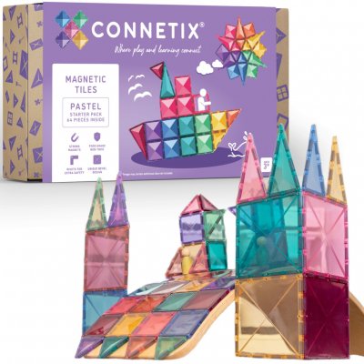 Connetix Pastel Starter Pack 64 ks – Zboží Dáma