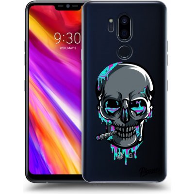 Pouzdro Picasee silikonové LG G7 ThinQ - EARTH - Lebka 3.0 čiré – Zbozi.Blesk.cz