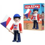 Efko IGRÁČEK Fanda hokejová figurka 7,5cm v krabičce stavebnice – Zboží Dáma