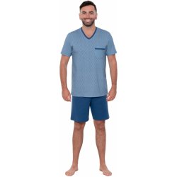 Wadima 204132 259 pánské pyžamo krátké modré