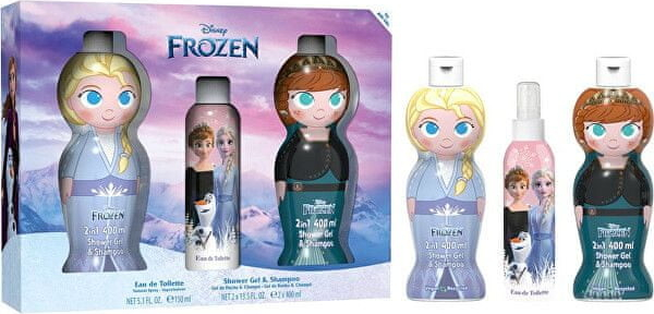 EP Line Disney Frozen EDT 150 ml + sprchový gel 2 x 400 ml dárková sada