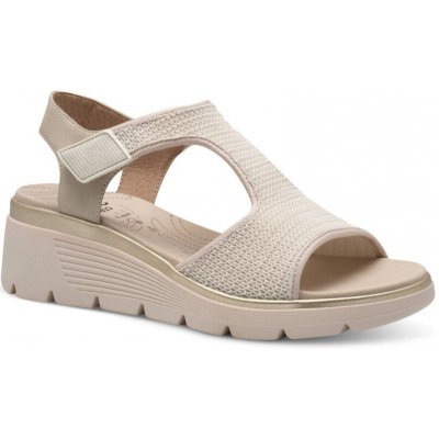 Sandály na klínovém podpatku Jana béžová – Hledejceny.cz