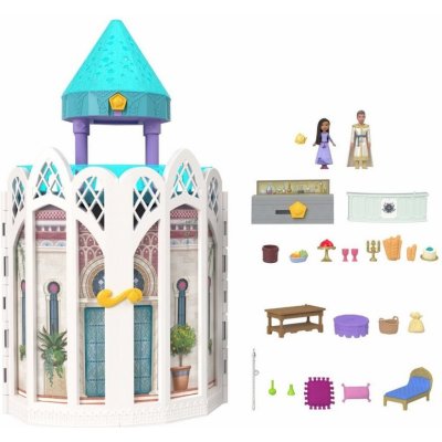 Mattel Disney Přání Zámek s hvězdným projektorem a mini postavičkami – Zboží Mobilmania