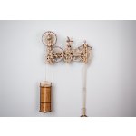 WOODEN CITY 3D puzzle Steampunk nástěnné hodiny 269 ks – Zboží Mobilmania