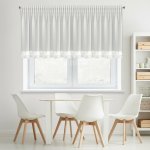 EUROFIRANY KRÁTKÁ ZÁCLONA NA PÁSCE LUISA 200X70 CM BÍLÁ – Hledejceny.cz