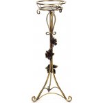 HowHomely Stojan na květiny 95x38 cm zlatá DD0576 – Hledejceny.cz