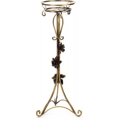 HowHomely Stojan na květiny 95x38 cm zlatá DD0576 – Hledejceny.cz