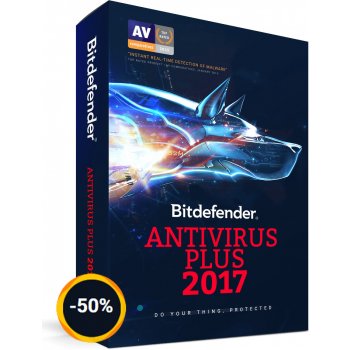 Bitdefender Antivirus Plus 1 lic. 1 rok (VL11011001-EN)