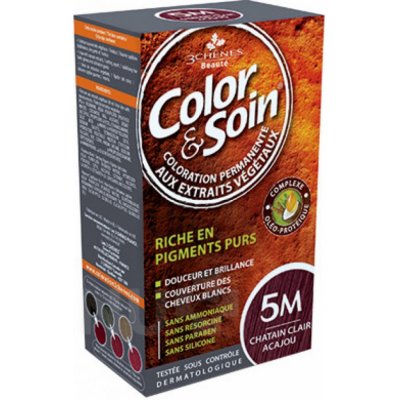 Color & Soin Barva a péče 5M světle mahagonová hnědá 135 ml