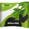 Roll up banner Print.cz Prezentační POP UP stěna Impact oblá 254x222 cm