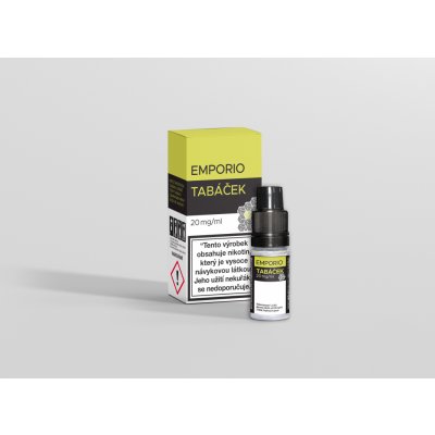 Emporio Salt Tabáček 10 ml 20 mg – Zbozi.Blesk.cz