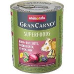 Animonda Gran Carno Superfoods Adult hovězí červená řepa ostružiny pampeliška 800 g – Zboží Mobilmania