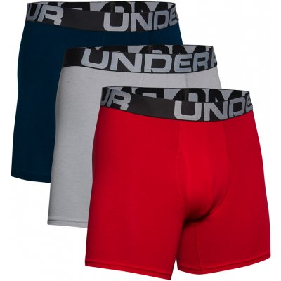 Under Armour pánské boxerky Charged Cotton 6in 3Pack – Zboží Mobilmania