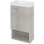 SAPHO LATUS XI umyvadlová skříňka 30x53x16,5cm, dub Polar – Sleviste.cz