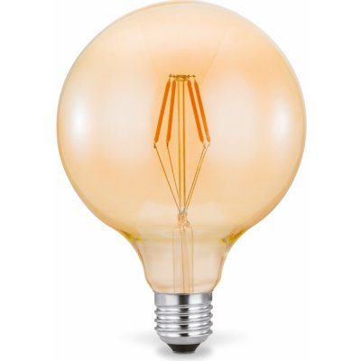 JUST LIGHT LED Filament Globe, 4W E27, průměr 125mm 3000K DIM 08458 LD 08458 Teplá bílá