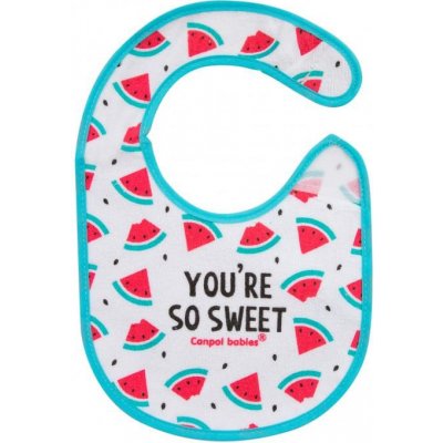 Canpol babies bryndák froté 1 ks So Cool meloun – Zboží Dáma