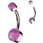 Šperky4U piercing do pupíku titan opál TIT1062-OP05 – Hledejceny.cz
