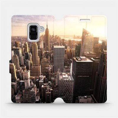 Pouzdro Mobiwear parádní flip Samsung Galaxy A8 2018 - M138P New York