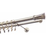 Garnyze-levneCZ Garnýže Almero dvouřadá mosaz komplet 25/16 mm 240 cm – Zboží Mobilmania