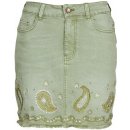 Desigual krátké sukně BILLI JEANS khaki