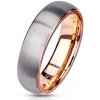 Prsteny Steel Edge Luxusní snubní prsteny z wolframu SERTU11R
