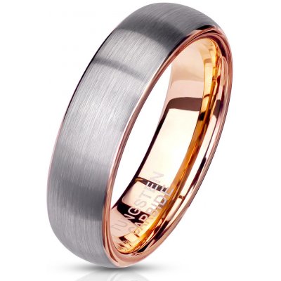Steel Edge Luxusní snubní prsteny z wolframu SERTU11R