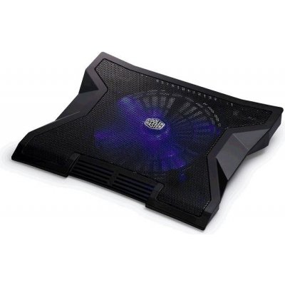 COOLER MASTER chladicí podstavec Cooler Master NotePal XL pro NTB 9-17'' black, 23cm blue led fan, 3port USB hub R9-NBC-NXLK-GP