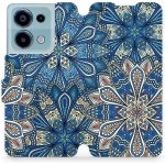 Mobiwear - Xiaomi Redmi Note 13 Pro 4G / Poco M6 Pro 4G - V108P Modré mandala květy – Zboží Živě